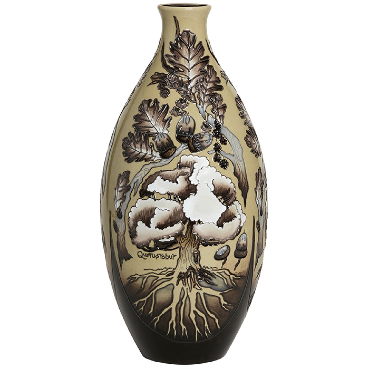 英国W.MOORCROFT「モークロフト」社の装飾陶芸品ー花瓶 The Mighty Oak - Vase (9/12)